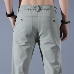 2025 Spring Summer Ultra-thin Men's Stretch Slim Straight Casual Pants High Quality Fashion Breathable Golf Sports Trousers