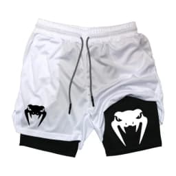 2026 Men's 2-in-1 Running Shorts, High-Quality Elastic Double-Layer Shorts, Breathable and Lightweight, Teen Training Shorts, Sp
