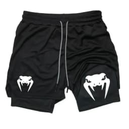 2026 Men's 2-in-1 Running Shorts, High-Quality Elastic Double-Layer Shorts, Breathable and Lightweight, Teen Training Shorts, Sp