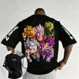 Saiyan Son Goku Anime Dragon Ball Harajuku Men Summer T-shirt 2026 Oversized Retro Street Women Casual Loose Short Sleeve Unisex