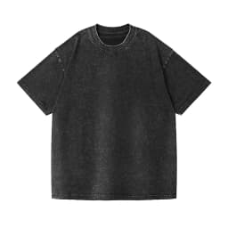 350gsm Men's Washed Vintage T-Shirts Street Hip Hop Retro Punk T Shirt men Harajuku Casual Cotton Short Sleeve Acid Wash Tops