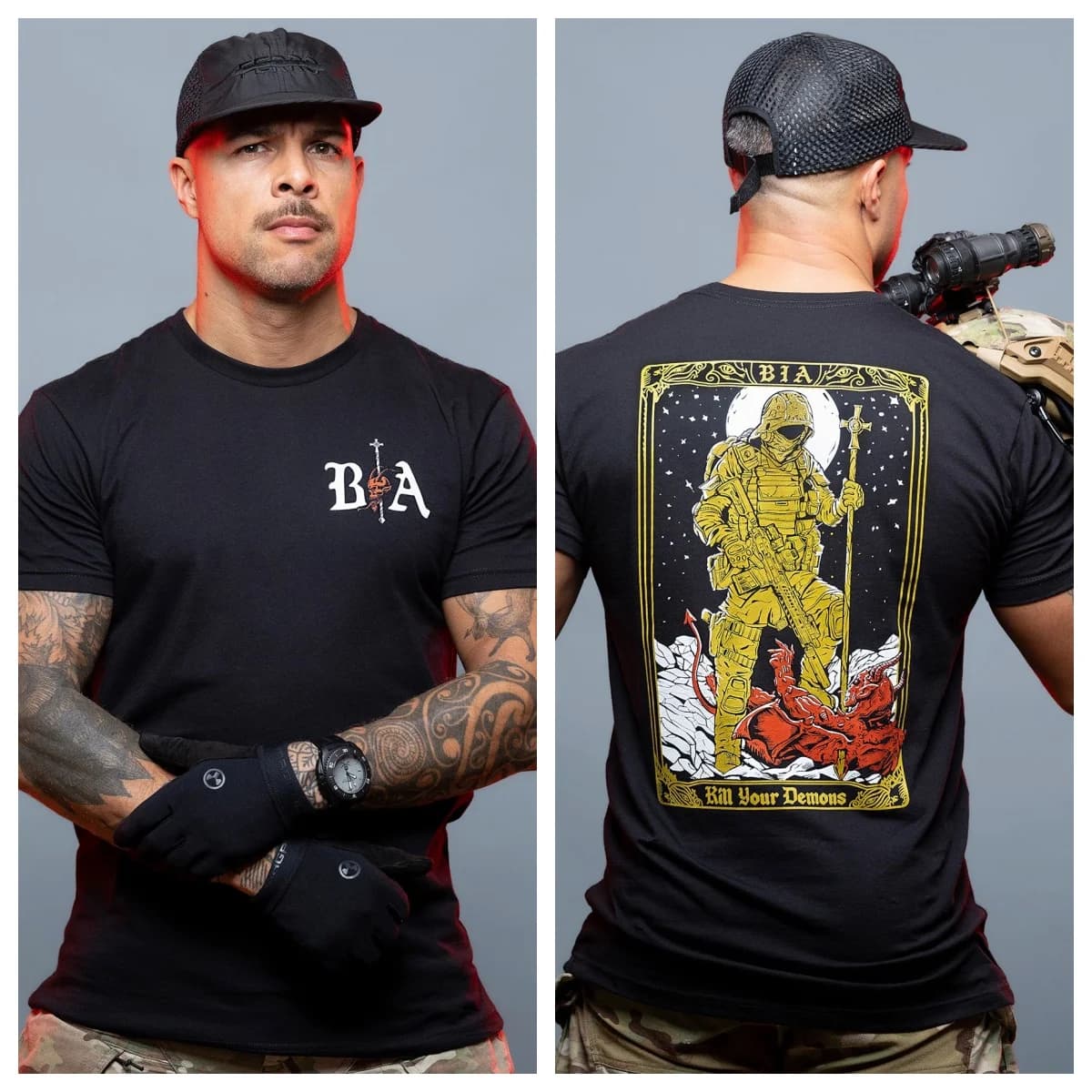 Kill Your Demons _ T-Shirt - Suitable for Sports Wear Pure Cotton