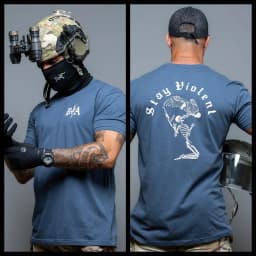 New Stay Violent _ Breathable T-shirt Cotton T-shirts for Cross-country Sports