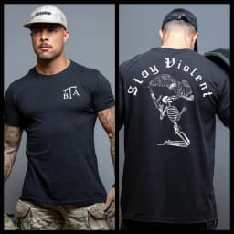 New Stay Violent _ Breathable T-shirt Cotton T-shirts for Cross-country Sports
