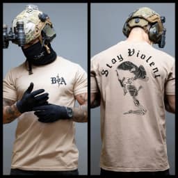 New Stay Violent _ Breathable T-shirt Cotton T-shirts for Cross-country Sports