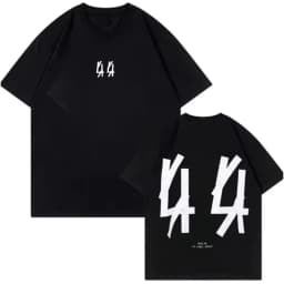 2026 44 Label Group Cotton Hip Hop T-Shirt Unisex Streetwear Short Sleeve Round Neck Print Casual Breathable Fashion Adult Tee