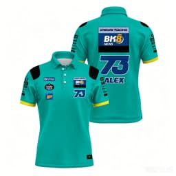 2026 New Alex 73 Racing Team Polo Shirt Men's Fermin Aldeguer 54 Driver Breathable T-shirt Moto Sports Casual Gresini Polo 5XL