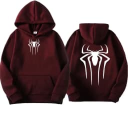 Men's Sweatshirt Fashion Spider Print Hoodie Adult Casual Sports Top Autumn and Winter Outdoor Harajuku Hooded Men and Women Clo