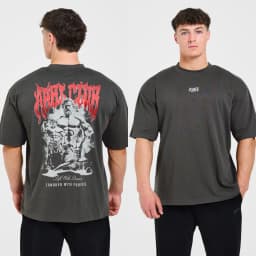 Classic Logo Strength Fitness Brand T-shirt Cotton Graphic Tee Men Women Summer Streetwear
