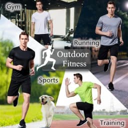 Summer Men Short Sleeve t-Shirt Casual t Shirt Tops Male Quick Dry Running Gym t-Shirts Breathable o-Neck Tee Shirt Man Clothing