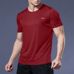 Summer Men Short Sleeve t-Shirt Casual t Shirt Tops Male Quick Dry Running Gym t-Shirts Breathable o-Neck Tee Shirt Man Clothing
