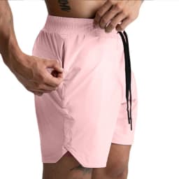 Shorts Single Woven Quick Dry Shorts Solid Color Running Fitness Sports Casual American Style Five Quarter Pants For Men