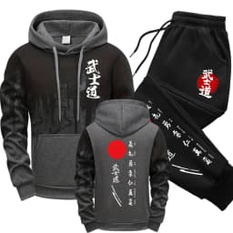 Hot Sales Mens Tracksuit Print Splash-ink Hooded Sweatshirts Sports Jogging Mens Clothing Street Casual Single Piece Tops Pants