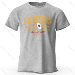 Hattori Hanzo Printed Men's T-Shirt 100% Cotton Oversized Anime Fashion Graphic Tees for Women Tops Streetwear Cultural Apparel