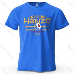Hattori Hanzo Printed Men's T-Shirt 100% Cotton Oversized Anime Fashion Graphic Tees for Women Tops Streetwear Cultural Apparel