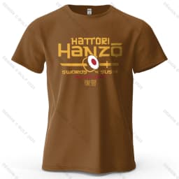 Hattori Hanzo Printed Men's T-Shirt 100% Cotton Oversized Anime Fashion Graphic Tees for Women Tops Streetwear Cultural Apparel