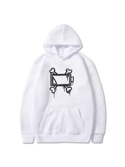 New Men's and Women's Autumn and Winter Fleece Hoodie Murder Drones Print Foreign Trade Leisure Sports Hoodie Trendy Men's Y2K