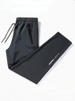 Soft Men's Casual Straight Pants Stretch Elastic Waist Jogger Korean Classic Blue Black Gray Brand Trousers Plus Size