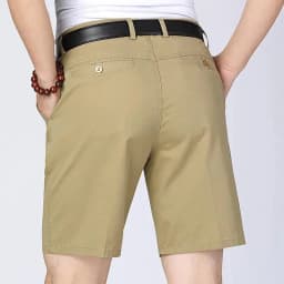 100% Cotton Shorts Men Knee Length Boardshorts Classic Brand Comfortable Clothing Beach Shorts Male Short Trousers