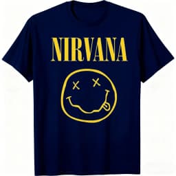 New Nirvana rock band men's 100%cotton T-shirt hip-hop style Men's and Women's oversized Y2K Tee Casual Loose Outdoor Street