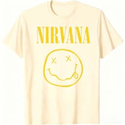 New Nirvana rock band men's 100%cotton T-shirt hip-hop style Men's and Women's oversized Y2K Tee Casual Loose Outdoor Street