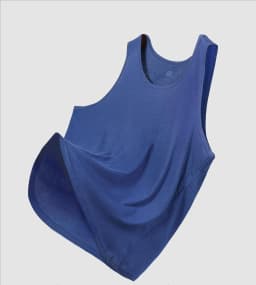 Men's pure cotton vest breathable slim youth sports foundation hurdle I loose summer thin halter undershirt
