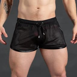 Men's Sweatpants Hole Dry Breathable Sexy Beach Outdoor Casual Three-Quarter Pants（MNDK-05）