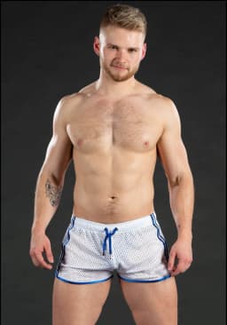 Men's Sweatpants Hole Dry Breathable Sexy Beach Outdoor Casual Three-Quarter Pants（MNDK-05）