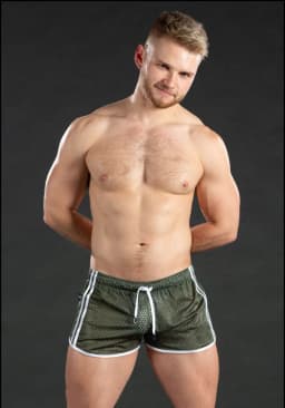 Men's Sweatpants Hole Dry Breathable Sexy Beach Outdoor Casual Three-Quarter Pants（MNDK-05）