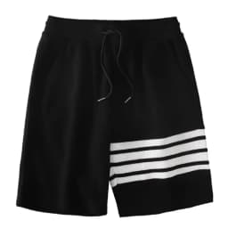 Four bar shorts men's summer new style waffle style trendy men's sports and leisure five quarter pants men's cross-border foreig