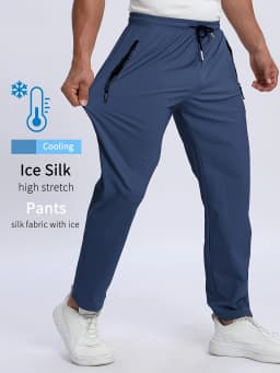 Pants Gym Man Men Gift Dry And Breathable Men's Sports Trousers Sweatpants Summer Moisture-Wicking Fishing Baggy Football New