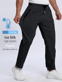 Pants Gym Man Men Gift Dry And Breathable Men's Sports Trousers Sweatpants Summer Moisture-Wicking Fishing Baggy Football New