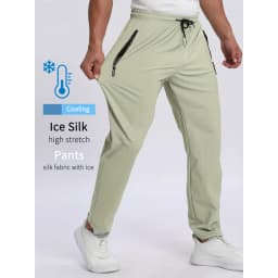 Pants Gym Man Men Gift Dry And Breathable Men's Sports Trousers Sweatpants Summer Moisture-Wicking Fishing Baggy Football New