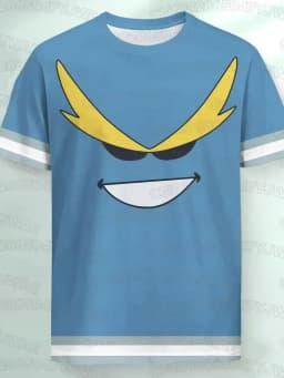 Summer Men's Women's T-shirt Tops All Might Anime Fan Gift My Hero T-shirt My Hero Academia Nonno 5th Edition Jersey