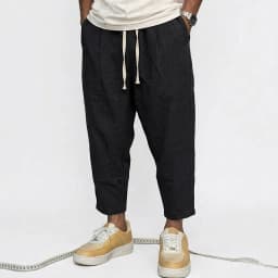 New Linen Pants Man Summer Casual Pants for Men Gym Man Baggy Pant Beach Loose Hawaiian Pant Lightweight Men's Cotton Work Pants