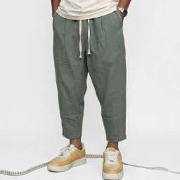New Linen Pants Man Summer Casual Pants for Men Gym Man Baggy Pant Beach Loose Hawaiian Pant Lightweight Men's Cotton Work Pants