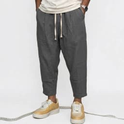 New Linen Pants Man Summer Casual Pants for Men Gym Man Baggy Pant Beach Loose Hawaiian Pant Lightweight Men's Cotton Work Pants