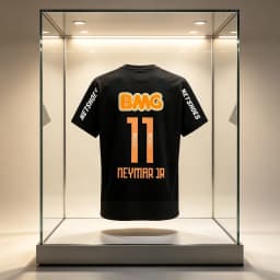 Vintage Neymar 11 BMG Print Football T-Shirt Men Women Quick Dry Breathable Retro Santos Casual Soccer Fan Tee