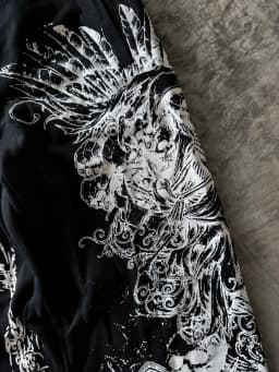 2026 Summer New Y2K Retro Casual Pants Gothic Skull Head Direct Spray Printed Floor Pants Extra Large Neutral Fashion Pants