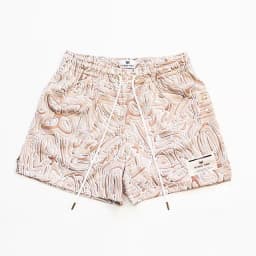 RYOKO RAIN New summer men's shorts men and women's fashion beach seaside casual shorts mesh sports quick-drying quarter pants