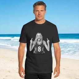 Sophie Cunningham T-Shirt  Hipster T Shirts Short Sleeve Y2K Retro Tshirt Summer Cotton Oversized Clothes