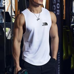 2026 new summer marathon quick drying sports vest men's sleeveless vest running training basketball loose vest men's clothing