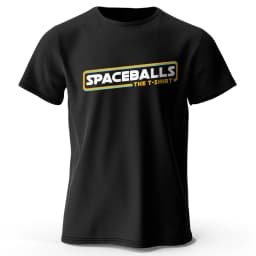 Spaceballs Printed T-Shirt 100% Cotton Oversized Sci-Fi Graphic Tees for Men Women Summer Tops Nerd Streetwear
