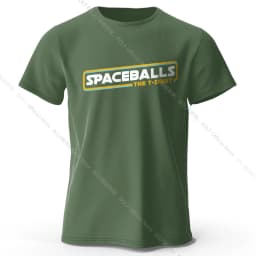 Spaceballs Printed T-Shirt 100% Cotton Oversized Sci-Fi Graphic Tees for Men Women Summer Tops Nerd Streetwear