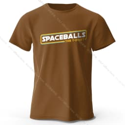 Spaceballs Printed T-Shirt 100% Cotton Oversized Sci-Fi Graphic Tees for Men Women Summer Tops Nerd Streetwear