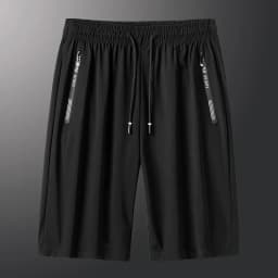 Men Plus Size Casual Shorts 6XL 7XL Big Size Gym Shorts Ice Silk Stretchy Summer Beach Short Pants Quick Dry Male Clothing 180KG