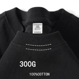 300g Cotton T Shirts Men Short Sleeved Heavyweight  Summer Round Neck Loose Breathable Shirt for Men Women Basic Tee