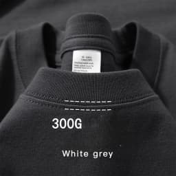 300g Cotton T Shirts Men Short Sleeved Heavyweight  Summer Round Neck Loose Breathable Shirt for Men Women Basic Tee
