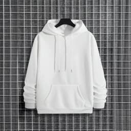 2025 Fall/winter New Arrival Men's Hoodie High Quality Solid Color Hooded Sweatshirt Male Home Outdoor Casual Fashion Pullover