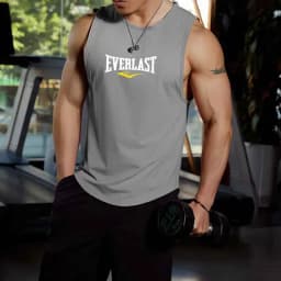 Men's Summer Breathable Mesh Vest round Neck Sleeveless Sports Top for Running Gym Daily Fashion Casual Tee Shirt 2026